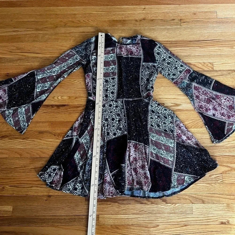 American Eagle outfitters patchwork mini dress